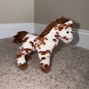 Douglas Kohair Appaloosa Horse Brown White Spotted Stuffed Animal 9" Plush Toy